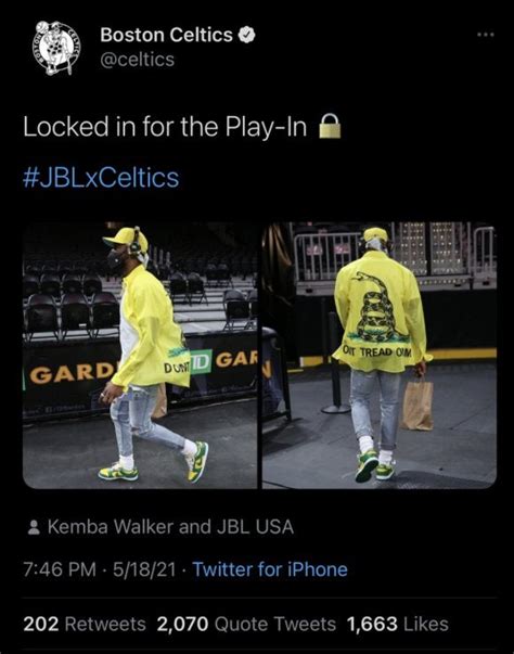 [Weiss] Kemba Walker was asked about wearing this jacket 